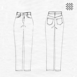 5-Pocket-Jeans High Waist